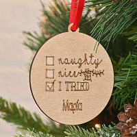 I Tried - Ξύλινο Στολιδι