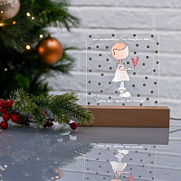 Να ακολουθείς την καρδιά σου - Φωτιστικό Χειροποίητο