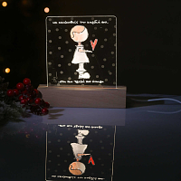 Να ακολουθείς την καρδιά σου - Φωτιστικό Χειροποίητο