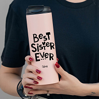 Best Sister Ever - Sports Gym Θερμός 600 ml