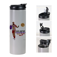 Ροντινέι "ΚΑΤΩ ΑΠΟ ΤΗΝ ΠΑΝΣΕΛΗΝΟ ΜΟΥ!" - Sports Gym Θερμός 600 ml