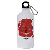 100 Χρόνια Θρύλος 82 Κύπελλα Δόξας! - Ποδηλατικό Μπουκάλι 600 ml