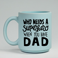 Superhero DAD - Κούπα Πούδρα MemoryBox