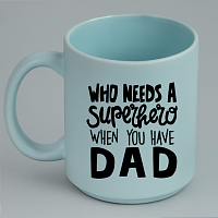 Superhero DAD - Κούπα Πούδρα MemoryBox