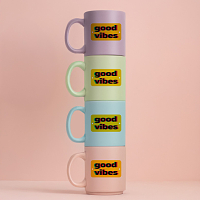 good vibes - Κούπα Πούδρα MemoryBox