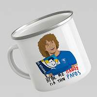 ΗΡΘΕ ΜΕ ΠΑΘΟΣ ΓΙΑ ΤΗΝ PAFOS - DAVID LUIZ - Κούπα Vintage Eμαγιέ MemoryBox