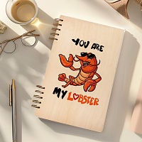 MY LOBSTER - Ξύλινο Ημερολόγιο Ατζέντα Cult Collection MemoryBox