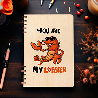 MY LOBSTER - Ξύλινο Ημερολόγιο Ατζέντα Cult Collection MemoryBox