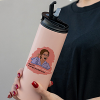 Όμορφες-Μορφωμένες - Sports Gym Θερμός 600 ml Cult Collection MemoryBox