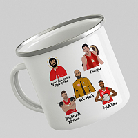 Παρατσούκλια Ιωάννου Ολυμπιακού - Κούπα Vintage Eμαγιέ MemoryBox