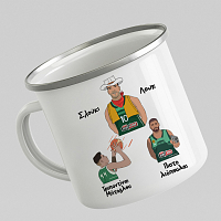 Παρατσούκλια Ιωάννου Παναθηναϊκού - Κούπα Vintage Eμαγιέ MemoryBox