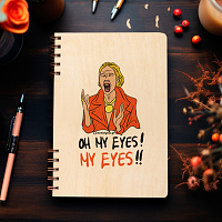MY EYES - Ξύλινο Ημερολόγιο Ατζέντα Cult Collection MemoryBox