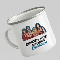 ΕΙΜΑΣΤΕ Ο ΛΟΓΟΣ ΠΟΥ ΒΛΕΠΕΤΕ EUROVISION - Κούπα Eμαγιέ Cult Collection MemoryBox