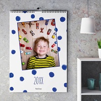 Blue Dots Calendar