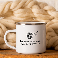 BE REAL - Κούπα Vintage Eμαγιέ