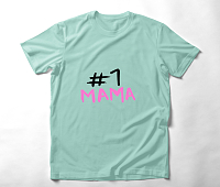 #1 Μαμά - Organic Vegan T-Shirt Unisex