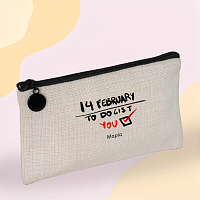 14 February - Λινό Πορτοφόλι Τσέπης