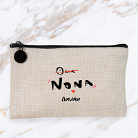 Νονά - Λινό Πορτοφόλι Τσέπης