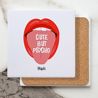 Cute but Psycho - Μαρμάρινο Σουβέρ