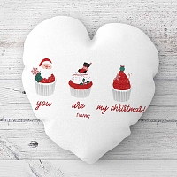 Xmas Cupcakes - Μαξιλάρι Με Γέμιση