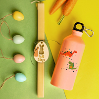 Δεινόσαυροι - Λαμπάδα Με Ποδηλατικό Μπουκάλι 600ml