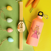 Barbiegirl - Λαμπάδα Με Ποδηλατικό Μπουκάλι 600ml