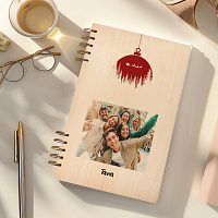 Christmas Decoration- Ξύλινο Ημερολόγιο Ατζέντα