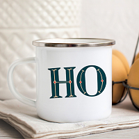 HO HO HO -  Κούπα Vintage Eμαγιέ