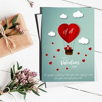 Valentine Sky - Ευχετήρια Κάρτα