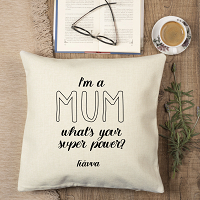 Mum Souper Power - Premium Μαξιλάρι Με Γέμιση