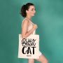 Better With A Cat - Πάνινη Τσάντα