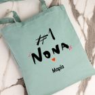#1 Νονά  - Πάνινη τσάντα - Μέντα