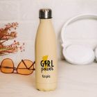 Girl Power - Μπουκάλι Θερμός 500ml - Κίτρινο
