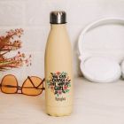 You Can Change the World - Μπουκάλι Θερμός 500ml - Κίτρινο