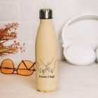 Minimal Hands - Μπουκάλι Θερμός 500ml - Κίτρινο