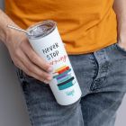 Never Stop Learning - Μπουκάλι Θερμός 500ml - Κίτρινο