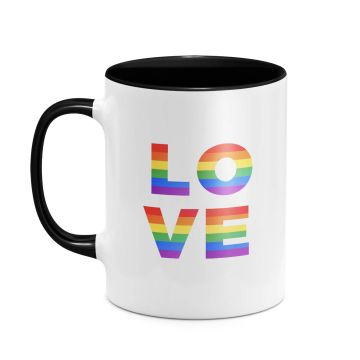 Love - Κούπα - Μαύρο