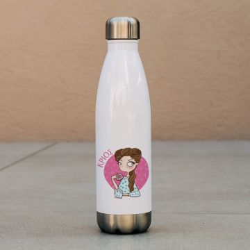 Κριός - Μπουκάλι Θερμός 500ml - Λευκό