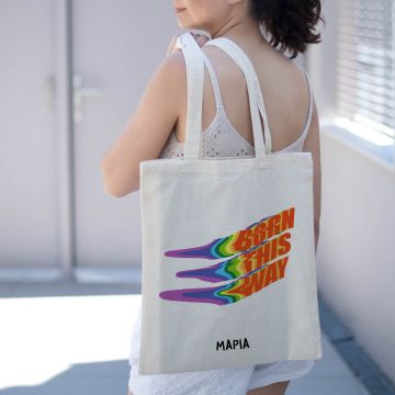 Born this way -  Πάνινη Τσάντα