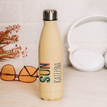 Fun In The Sun - Μπουκάλι Θερμός 500ml - Κίτρινο