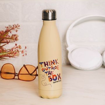 Think Outside The Box - Μπουκάλι Θερμός 500ml - Κίτρινο