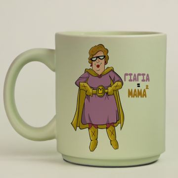 Γιαγιά = Μαμά² - Κούπα Πούδρα MemoryBox - Pastel Πράσινο