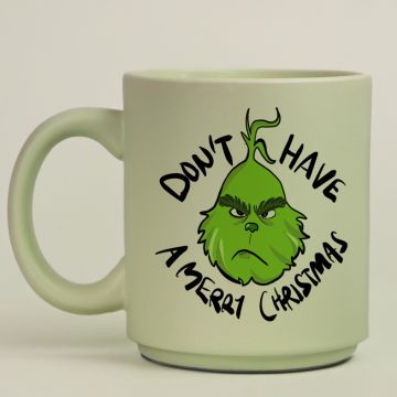 DON'T HAVE A MERRY CHRISTMAS - Κούπα Πούδρα MemoryBox - Pastel Πράσινο