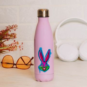 Psycho Bunny - Μπουκάλι Θερμός 500ml - Μωβ
