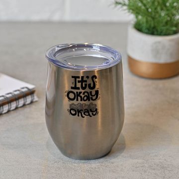 It's Ok not to be Okay - Κούπα Θερμός 355ml - Μεταλλικό