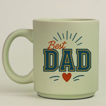 Best Dad - Κούπα Πούδρα MemoryBox - Pastel Πράσινο