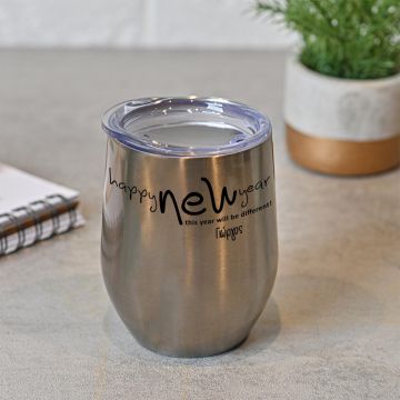 Happy New Year - Κούπα Θερμός 355ml - Μεταλλικό
