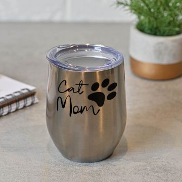 Cat Mom - Κούπα Θερμός 355ml - Μεταλλικό
