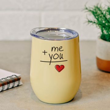 Me + You - Κούπα Θερμός 355ml - Κίτρινο