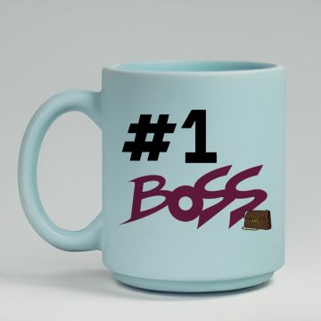 #1 Boss W - Κούπα Πούδρα MemoryBox - Pastel Γαλάζιο